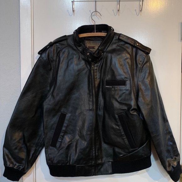 Vintage 80’s Members Only Leather Jacket